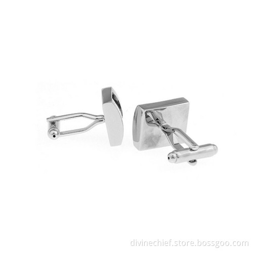 Men Suit Shirt Cufflinks Customized Black Crystal Cufflinks